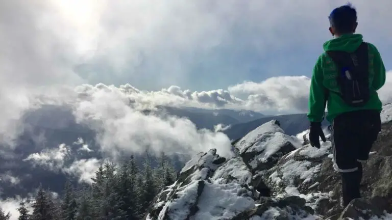 Hiking Mount Si In The Snow