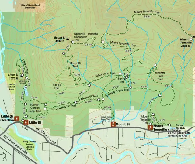 Mount Si Map